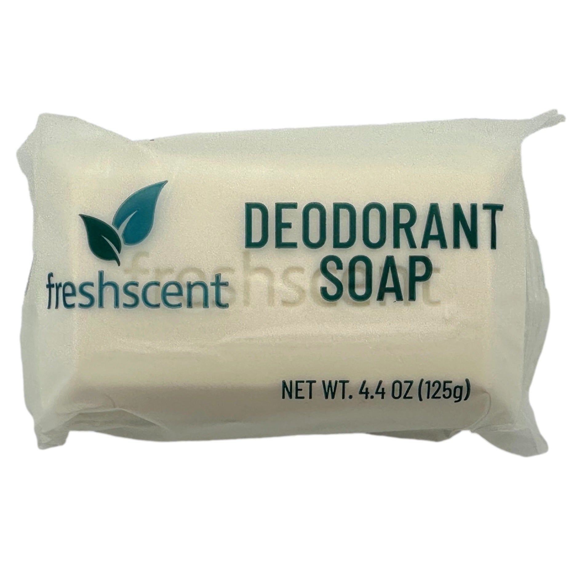 Wrapped bar of deodorant soap.